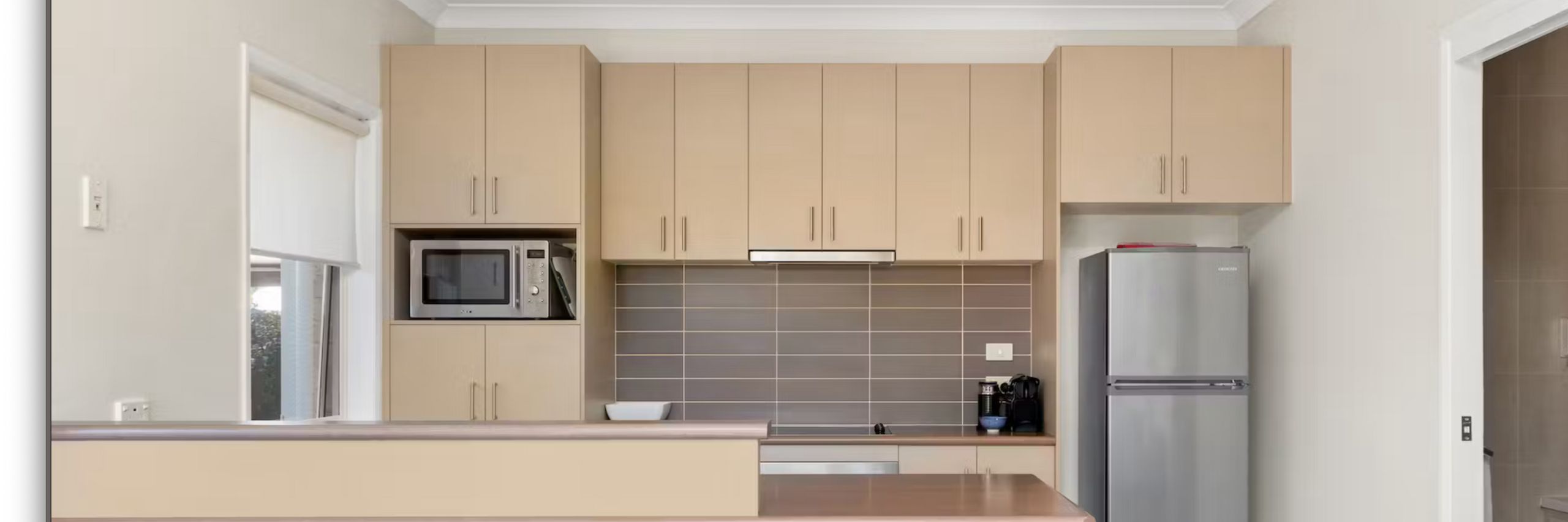 You'll enjoyed the convenience of our fully equipped kitchen in all room types.